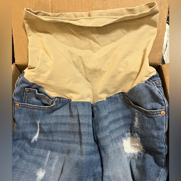 Indigo Blue Women's Maternity Jeans - Picture 2 of 7